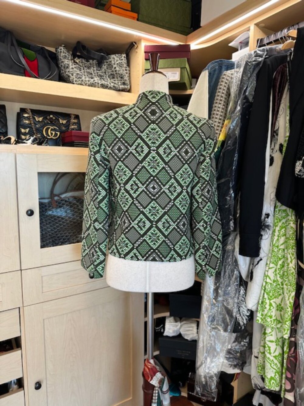 Akris Punto Size 38 Green Jacket - Picture 4 of 8